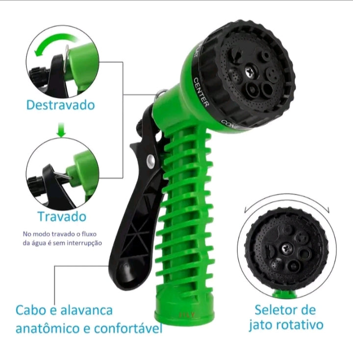 "Mangueira Flexível Dobrável 30 Metros"