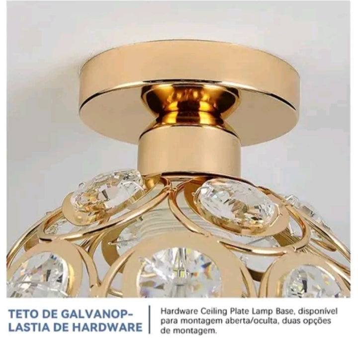 Luminária de teto elegante e funcional