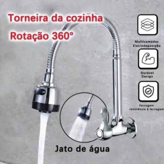 Torneira de cozinha flexível